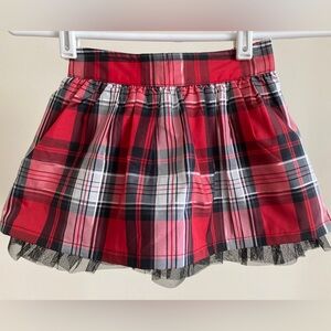Sonoma Girl's Plaid Tartan Skort Size 4